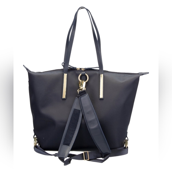 Caraa Studio Tote Bag Backpack Nylon - Dark Navy Blue - Picture 4 of 5